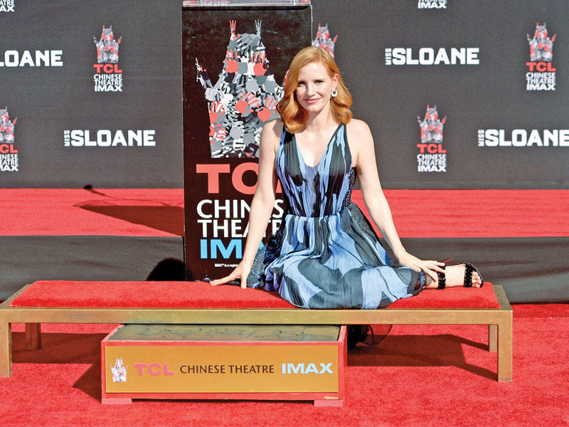  الممثلة الأميركية جيسيكا تشاستاين