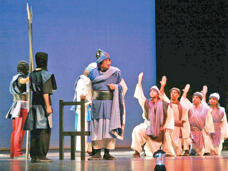 مسرحية «النمرود» إخراج السويسي