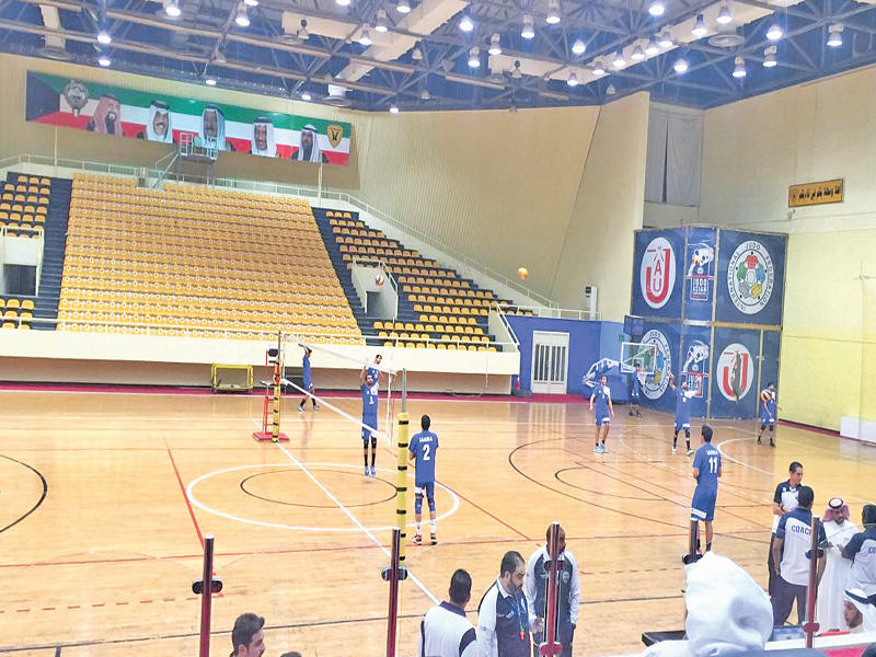 صالة القادسية بدون اللاعبين... وفي الإطار تغريدة الإدارة عن انقطاع التيار