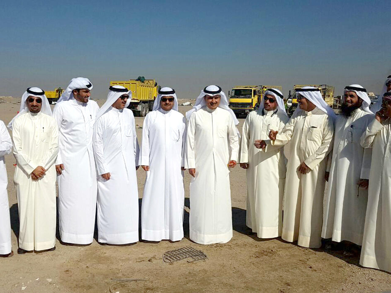 المنفوحي خلال زيارته لموقع إزالة التعديات على أملاك الدولة