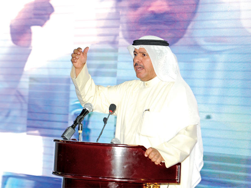 ماجد موسى متحدثاً