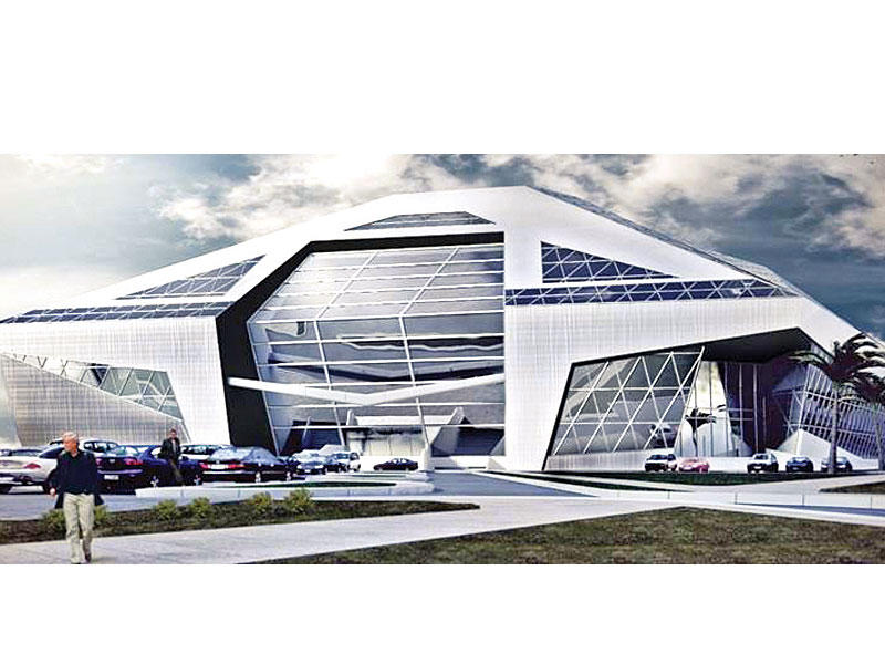 مبني نادي البولينغn