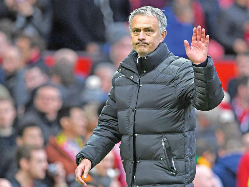 جوزيه مورينيو المدير الفني لمانشستر يونايتد