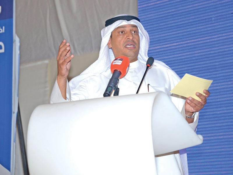 حمد المطر متحدثاً