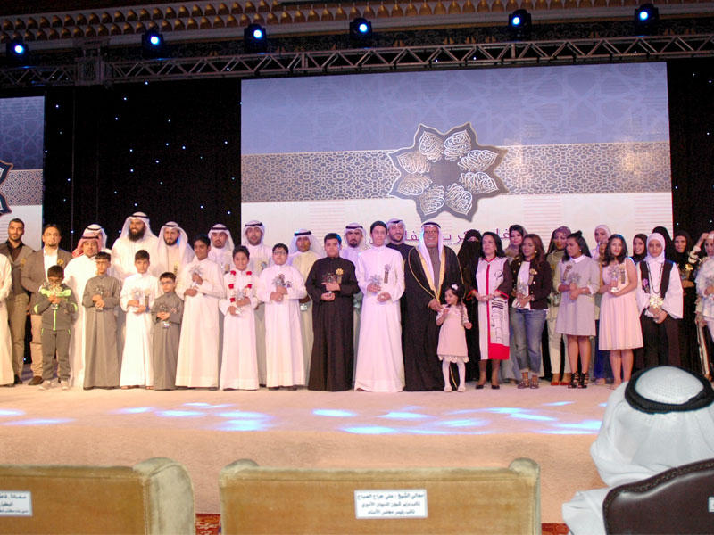 جانب من احتفال تكريم أبناء الشهداء الفائقين