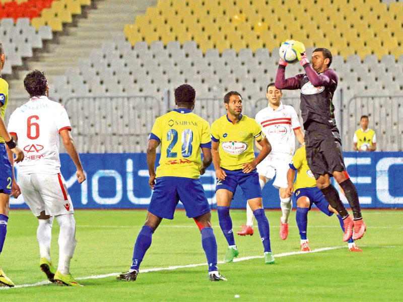 جانب من آخر مواجهة بين الزمالك والإسماعيلي