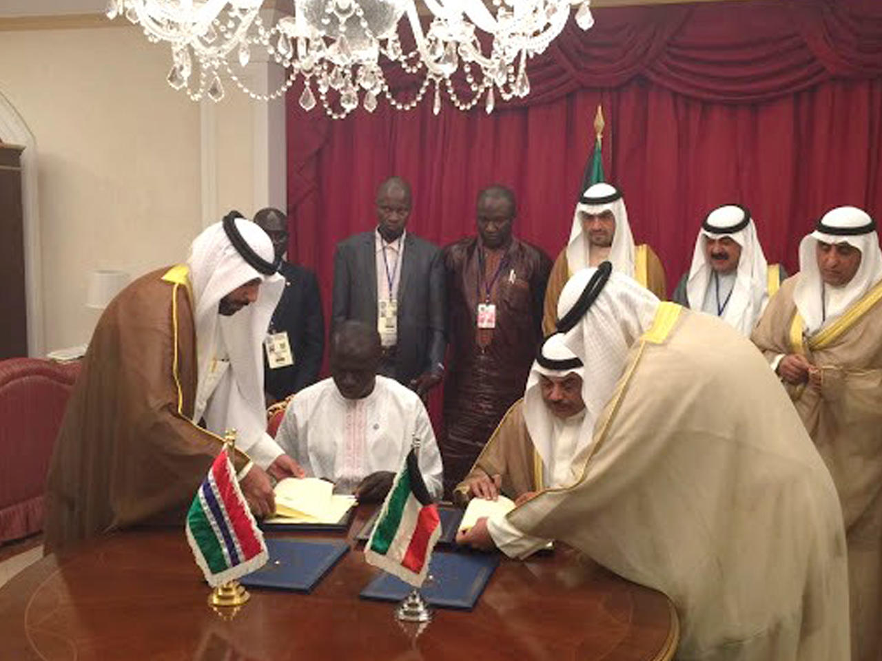 توقيع اتفاقية القرض مع غامبيا