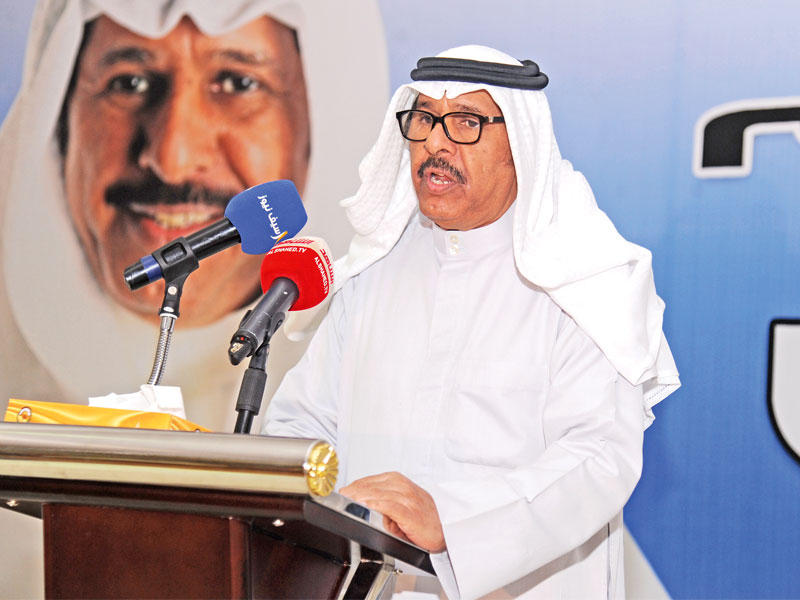 مرشح الدائرة الانتخابية الثانية النائب السابق حمد سيف متحدثاً