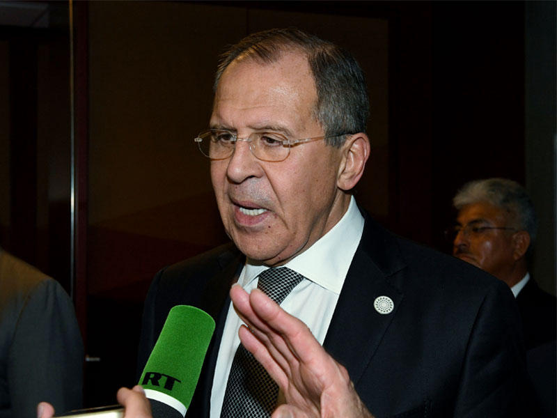 وزير الخارجية الروسي سيرغي لافروف 