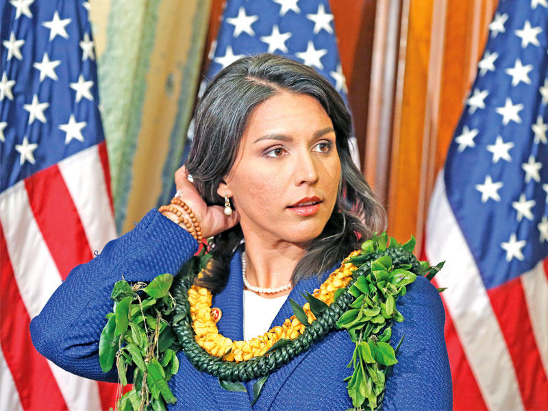  النائبة عن ولاية هاواي في مجلس النواب الأميركي  تولسي غابارد