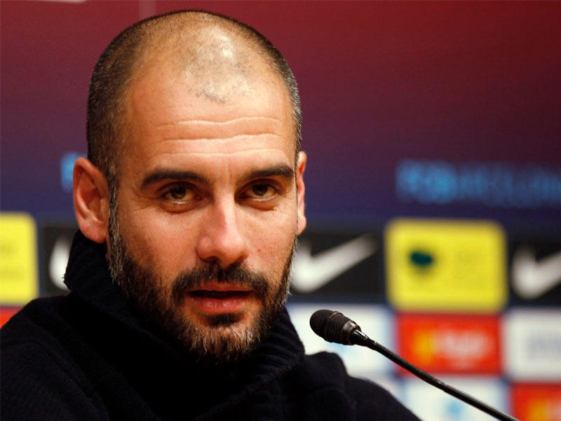  جوسيب غوارديولا  المدير الفني لفريق مانشستر سيتي الإنكليزي