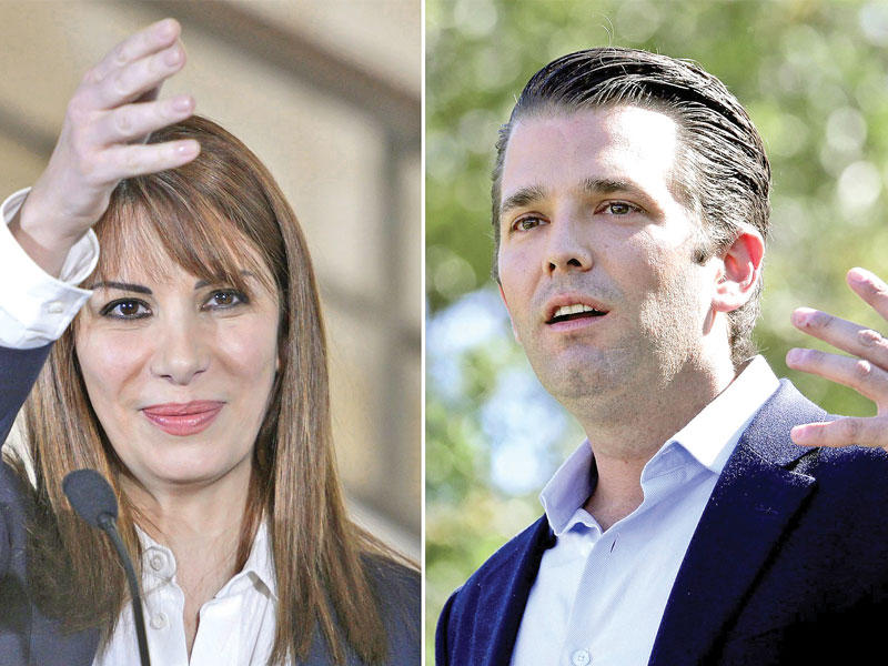 ترامب جونيور وقسيس