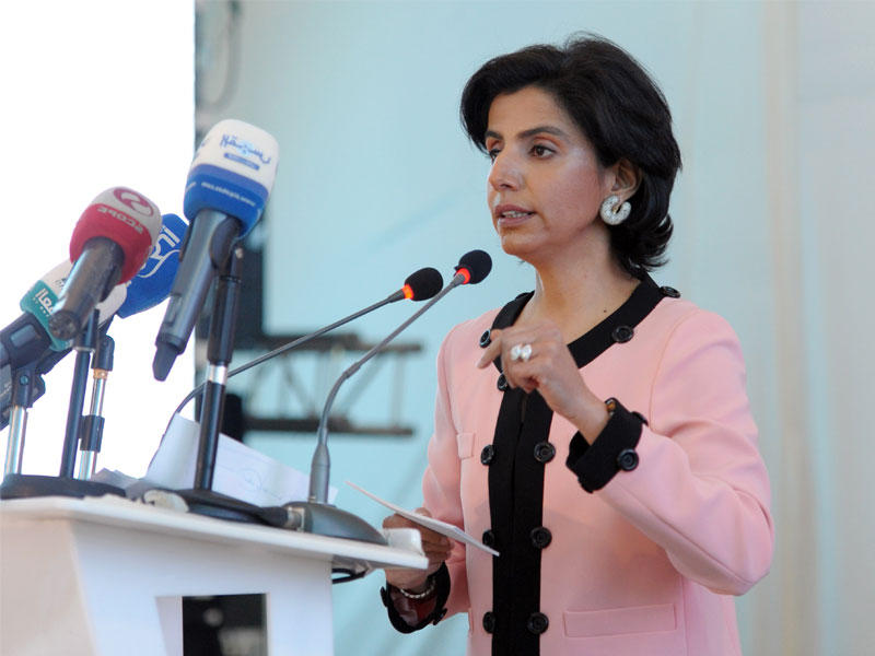 مرشحة الدائرة الثانية عالية فيصل الخالد متحدثة في ندوتها