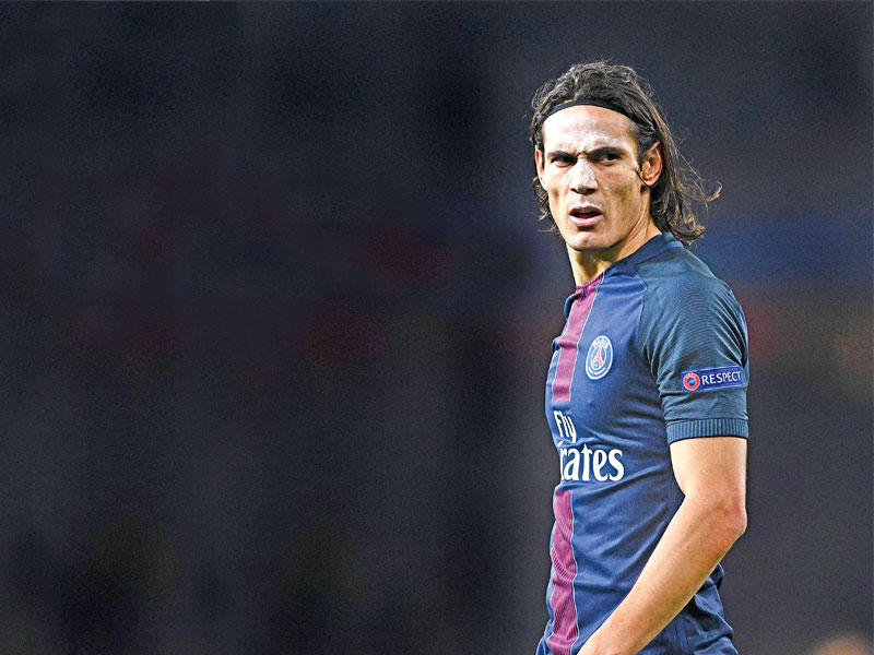  المهاجم الدولي الأوروغوياني إدينسون كافاني