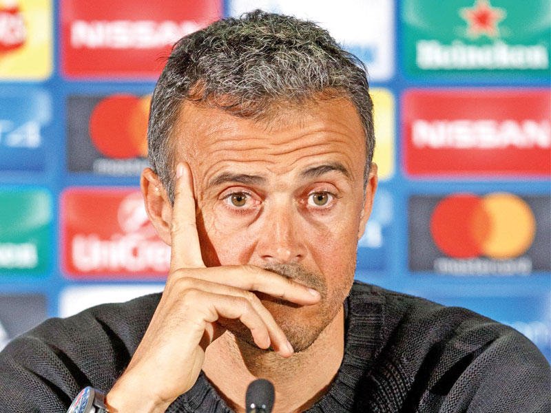  لويس إنريكي مارتينيز مدرب برشلونة