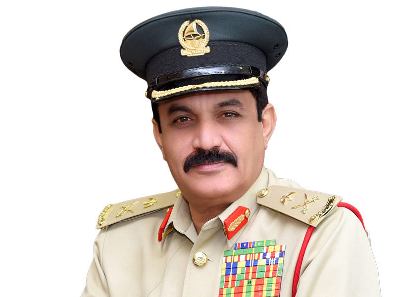 الفريق خميس مطر المزينة قائد شرطة دبي