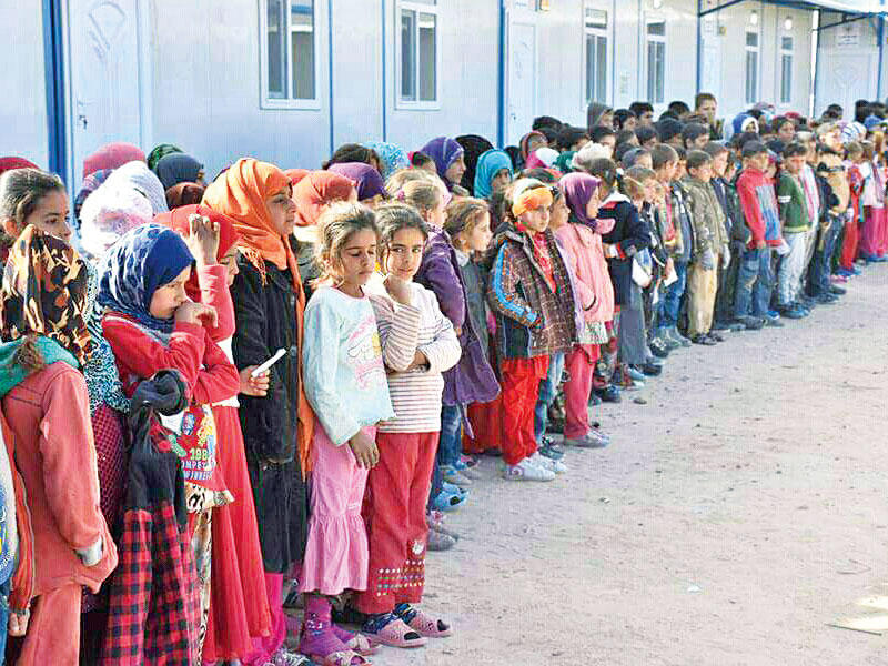 المدرسة الثانية التي افتتحتها حملة «الكويت بجانبكم»