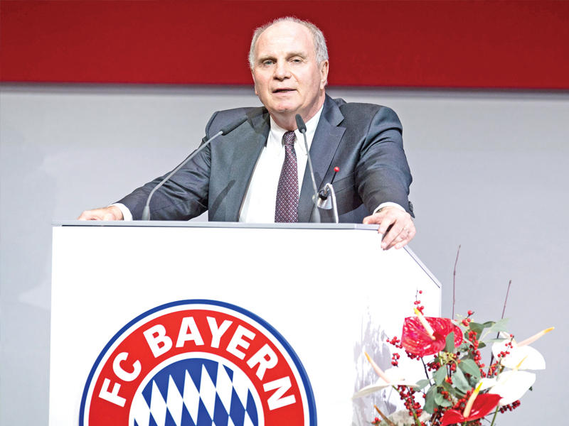  هونيس الرئيس المنتخب لبايرن ميونيخ