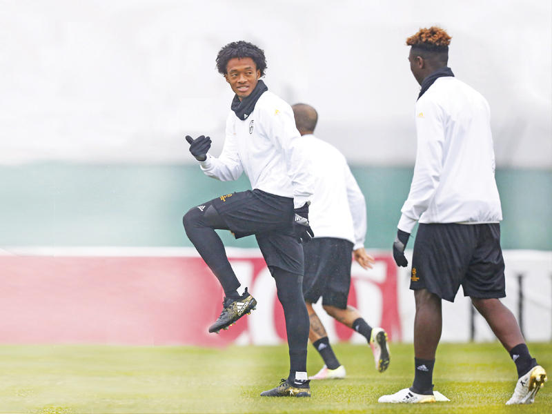 جانب من تدريبا يوفنتوس