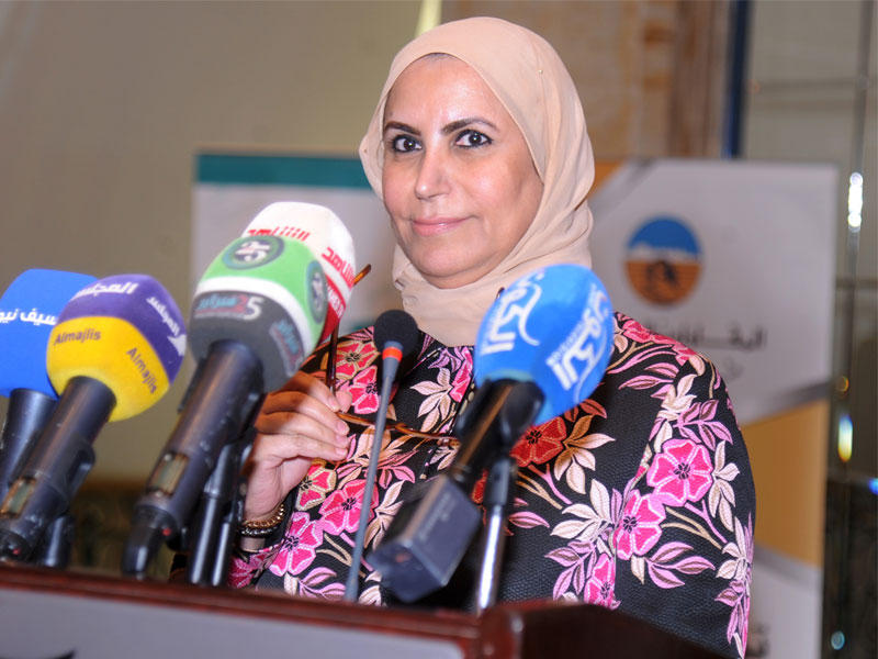 وكيل وزارة الاشغال العامة المهندسة عواطف الغنيم