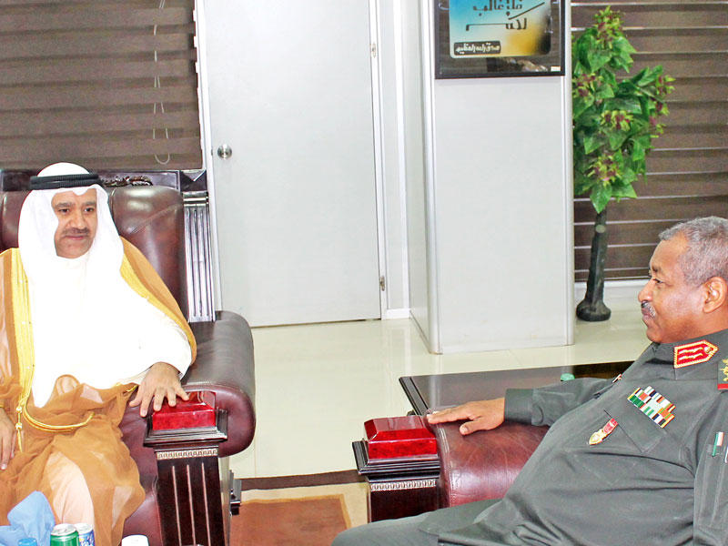 القبندي مع رئيس هيئة الأركان المشتركة السوداني