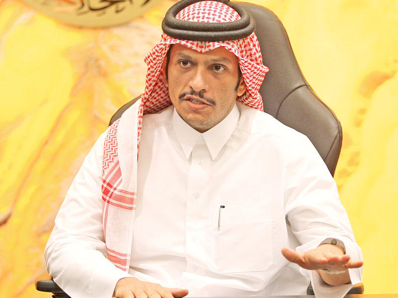  وزير الخارجية القطري الشيخ محمد بن عبدالرحمن آل ثاني