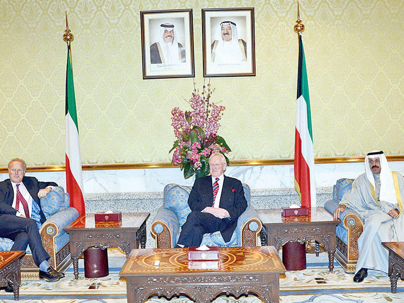 عمدة لندن لدى وصوله امس 