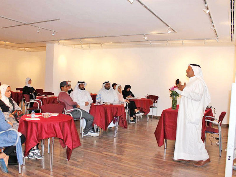 جانب من محاضرة «تميزنا يميزنا» 