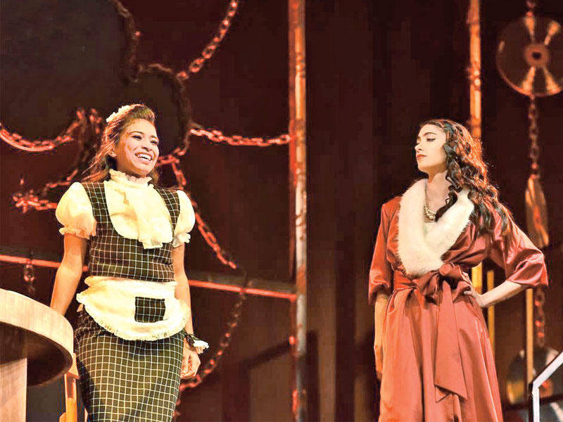 لقطة من مسرحية «الذكرى السابعة»