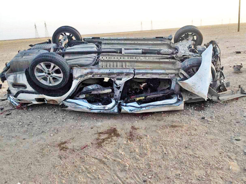 المركبة بعد الحادث