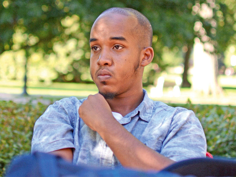 مرتكب الهجوم في صورة من صحيفة جامعو أوهايو ستيت في كولومبس تعود لشهر أغسطس         ( أ ف ب)