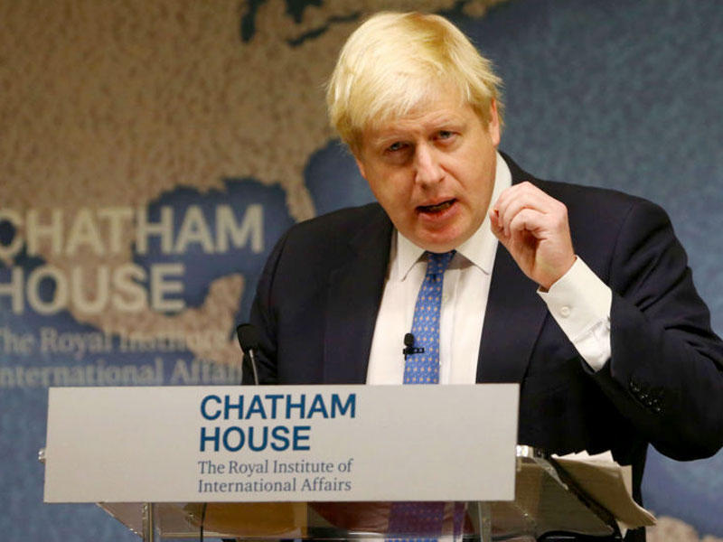 وزير الخارجية البريطاني بوريس جونسون