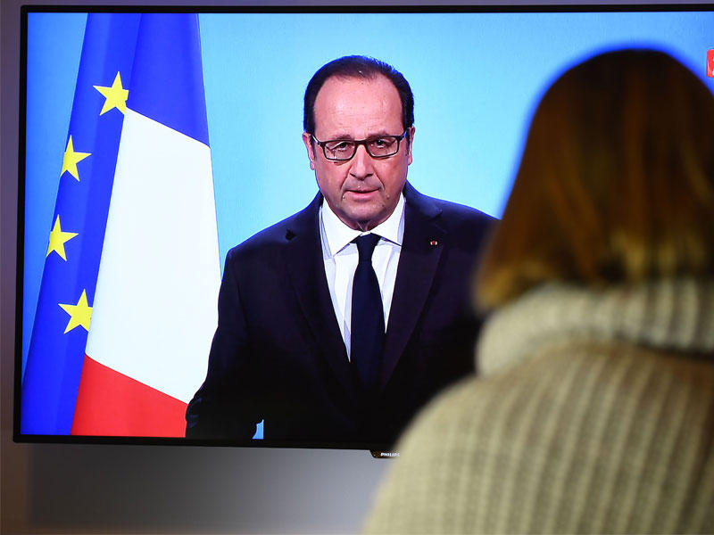  الرئيس الفرنسي فرنسوا هولاند