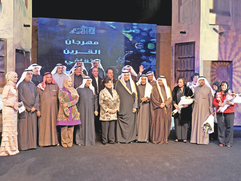 من أجواء حفل تكريم الفائزين بجوائز الدولة التقديرية والتشجيعية لعام 2014