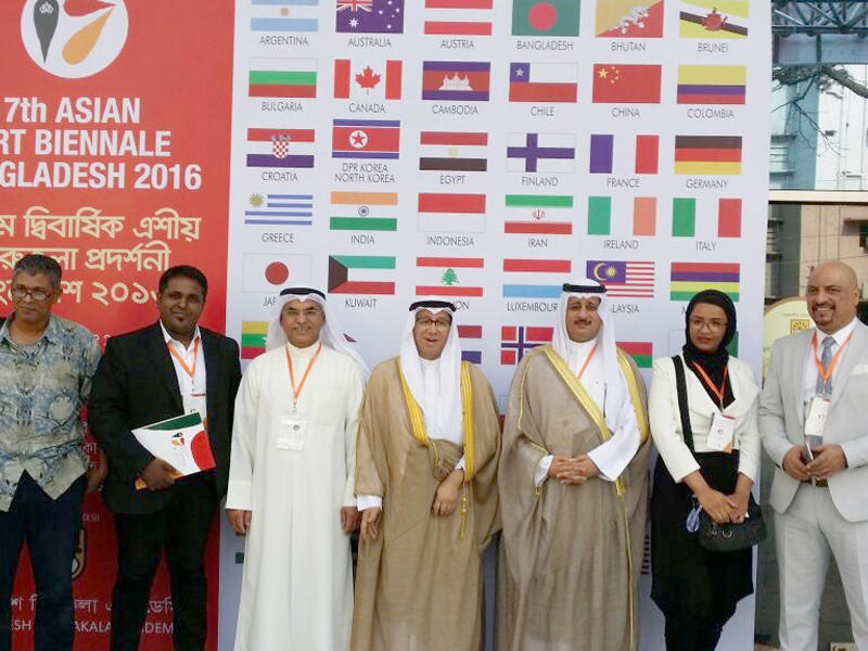 تشكيليون من دولة الكويت في بينالي بنغلاديش