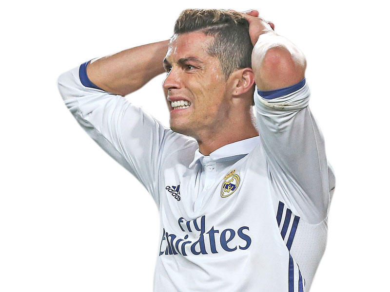 كريستيانو رونالدو نجم نادي ريال مدريد