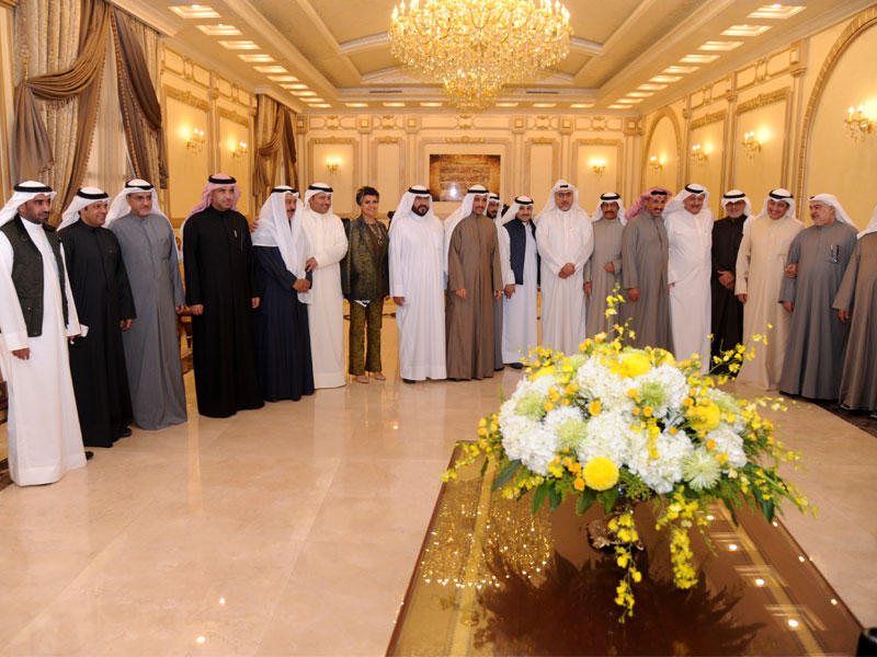 الاجتماع الذي استضافه النائب سعدون حماد في ديوانه