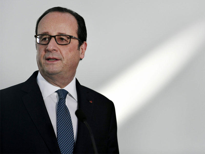  الرئيس الفرنسي فرنسوا أولاند