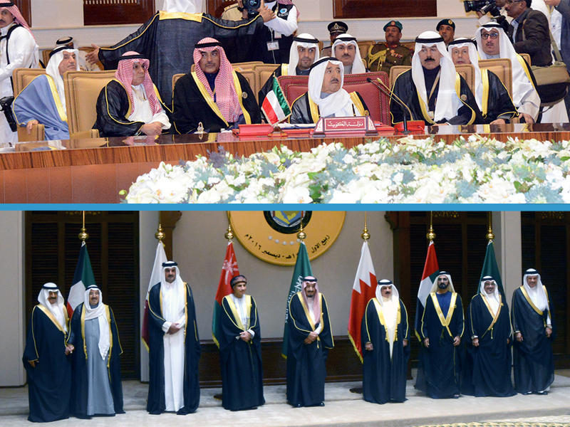 سمو الأمير خلال كلمته أمام القمة الخليجية