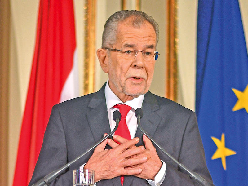 زعيم حزب الخضر السابق ألكسندر فان دير بيلين 