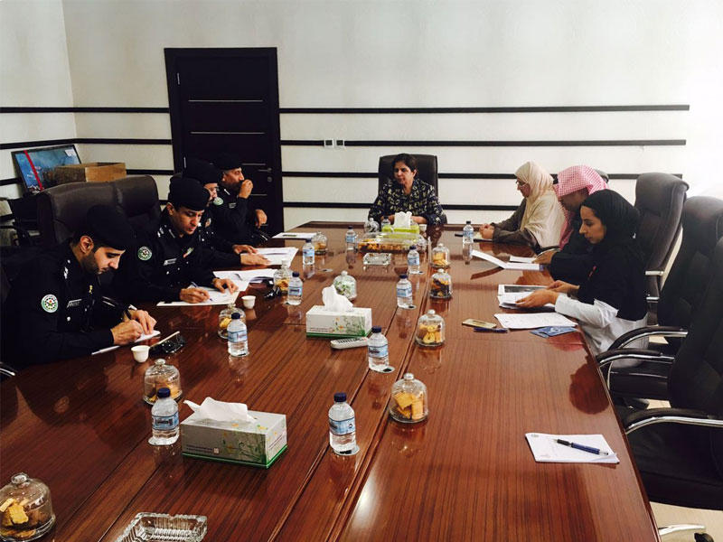 جانب من اجتماع «ذوي الإعاقة» و«الداخلية» أمس