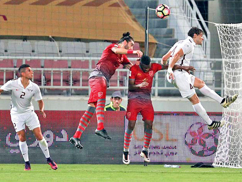 جانب من لقاء لخويا والجيش