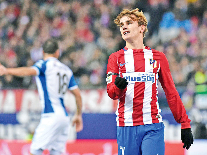  مهاجم أتلتيكو مدريد أنطوان غريزمان