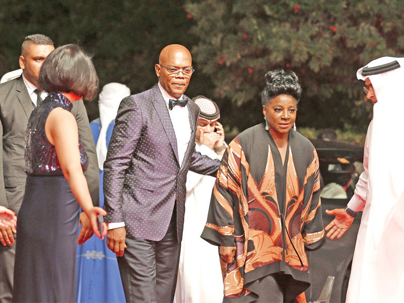 صامويل جاكسون أحد المكرمين في مهرجان دبي السينمائي