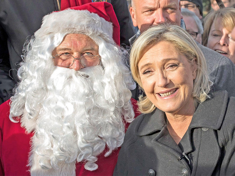 زعيمة اليمين المتطرف مارين لوبن