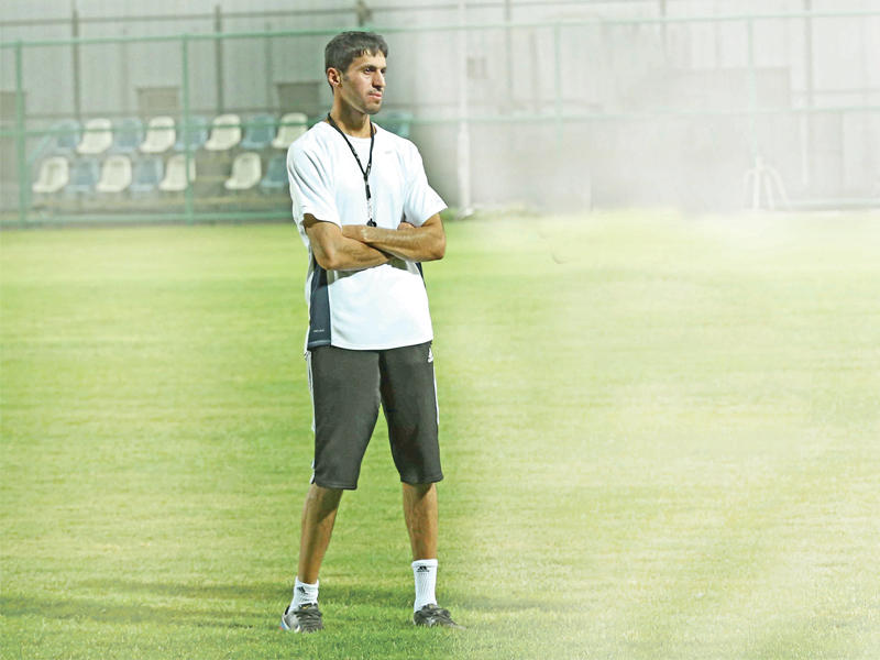  مدرب فريق اليرموك هاني الصقر