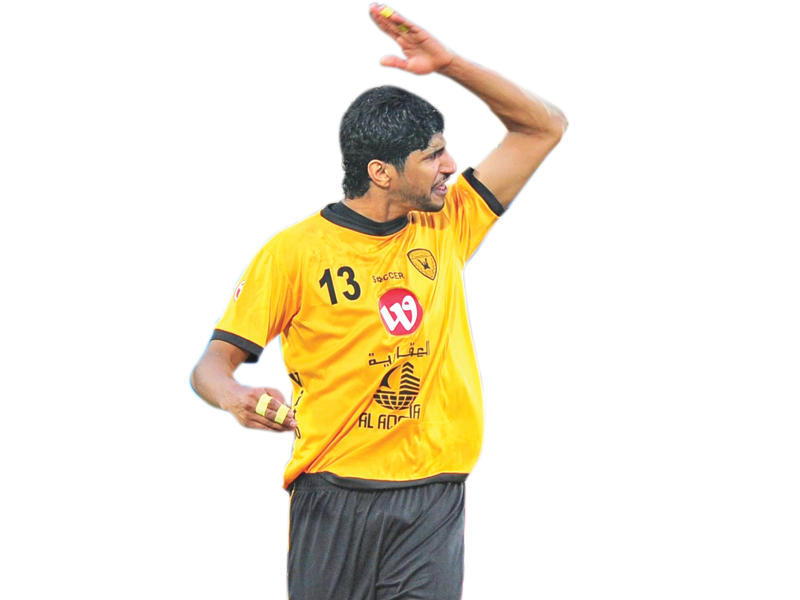  لاعب القادسية لكرة القدم مساعد ندا