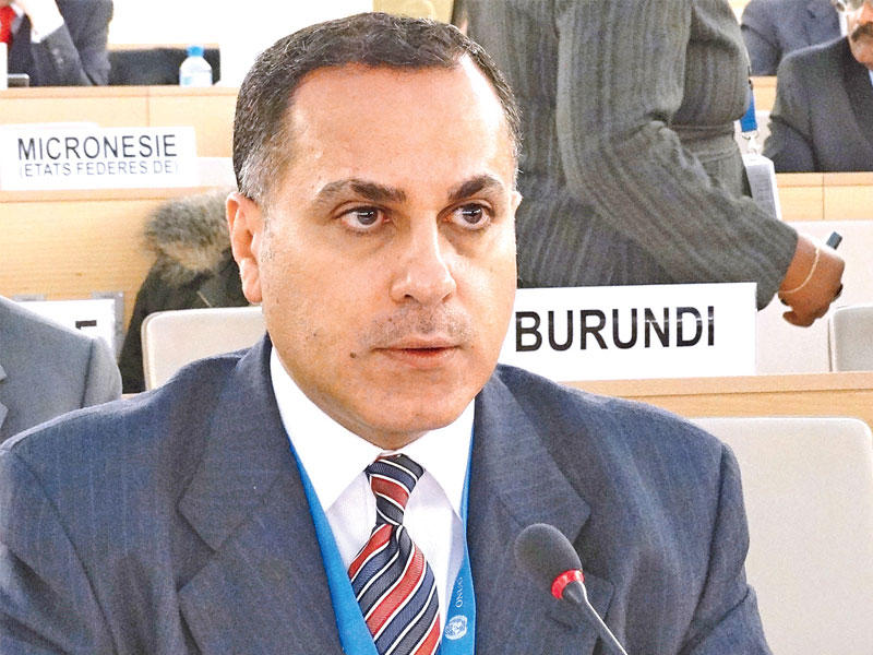 مندوب الكويت الدائم لدى الأمم المتحدة والمنظمات الدولية الأخرى في جنيف السفير جمال الغنيم