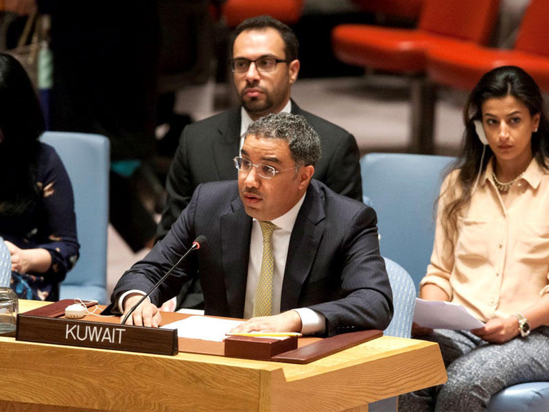نائب المندوب الدائم لدولة الكويت لدى الأمم المتحدة المستشار عبدالعزيز الجارالله 
