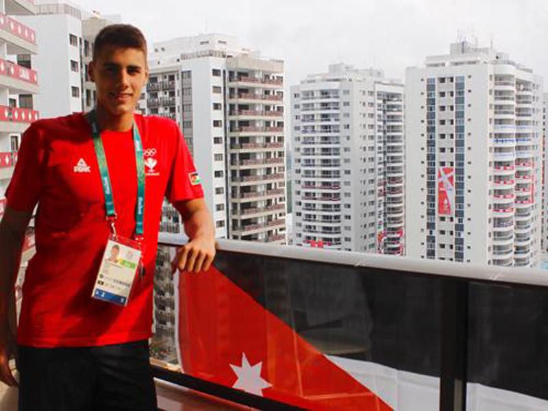  السباح الأولمبي الأردني خضر بقلة